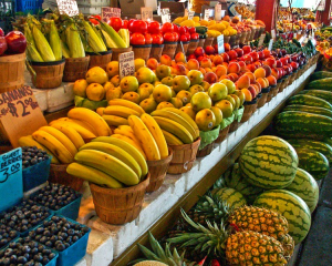 Fruits Stalls at Dallas Farmers Market