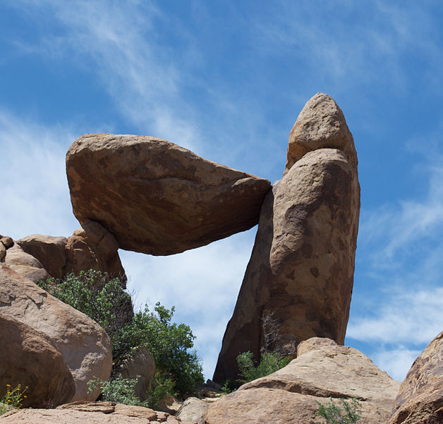 Balanced Rock at Big Bend National Park, Texas